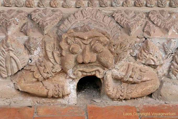 Dios del tiempo, Haw Phra Kaew, Vientiane, Laos