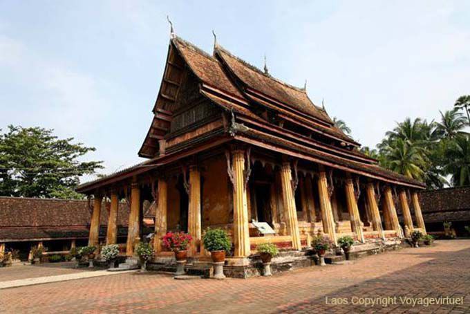 Sala de ordenación Sim, Wat Sisaket, Vientiane, Laos