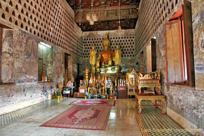 Prohibida Foto Wat Si Saket, Vientiane, Laos