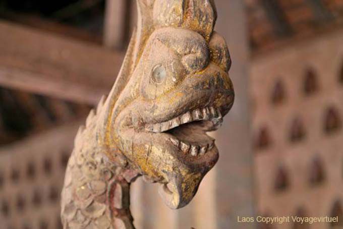 Jefe Nāga, Wat Si Saket, Vientiane, Laos