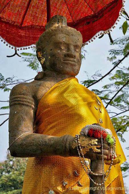 Dvarapala, Vat Phou, Laos