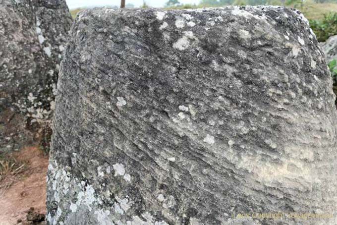 Cuerpo jar rayas, Llanura de las Jarras Xieng Khouang, Laos