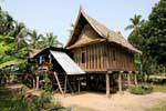 Casa tradicional Don Khon, Khone Island, Laos.