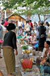 Mercado de la mañana, Khong Island, Laos.