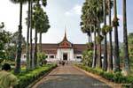 Fuimos al Palacio Real, de Luang Prabang, Laos.