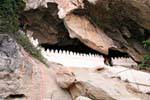 Entrada a Tham Ting, Pak Ou, Laos.
