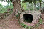 Jarre invierte Llanura de las Jarras Xieng Khouang, Laos.