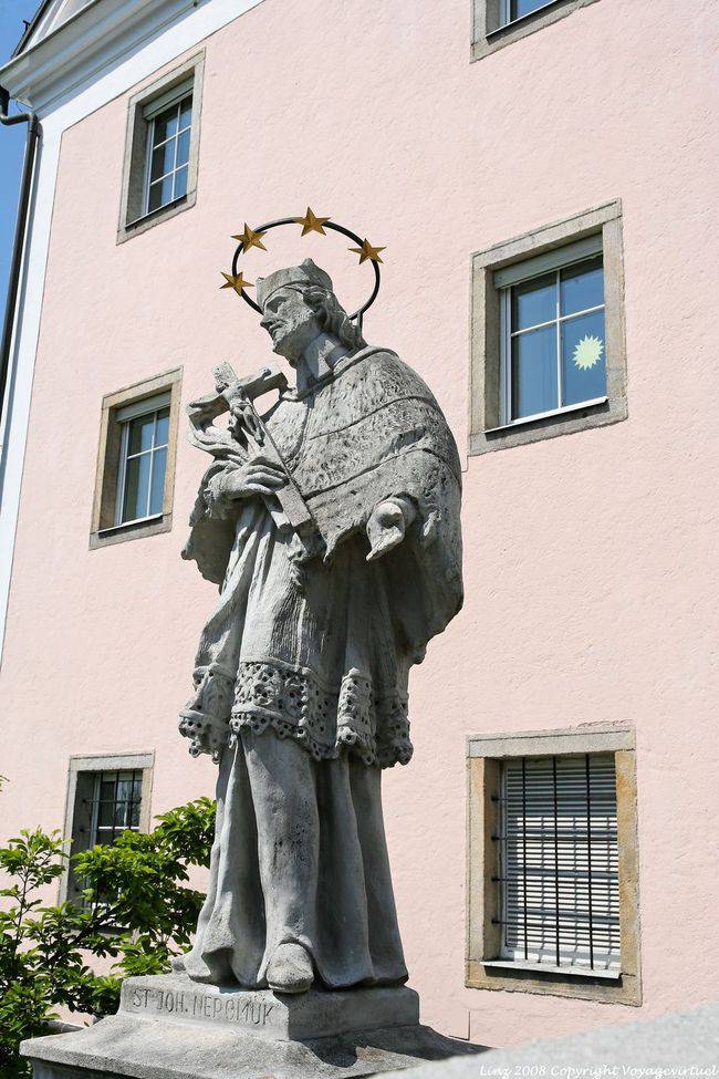 Postlingberg, estatua de Saint Joh Nepomuk, Linz - Austria