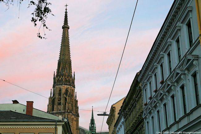 Waltherstrasse, Neuer Dom, el campanario, Linz - Austria