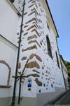 Postlingberg, historia de la pared, Linz, Austria.