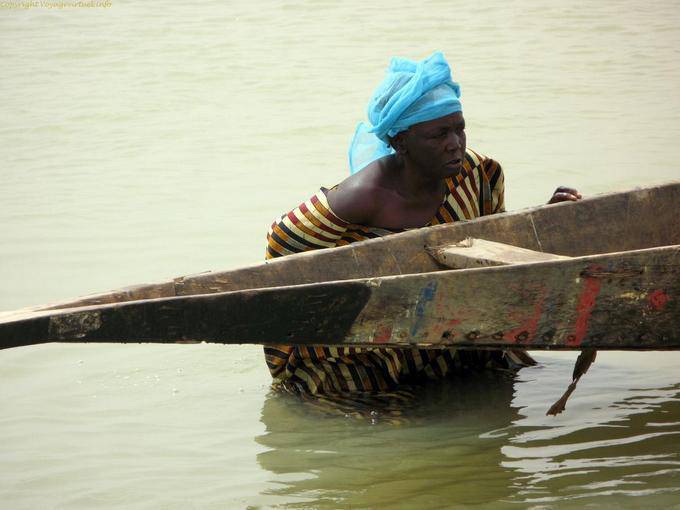 Entre Mopti et Tombouctou Femme Mali