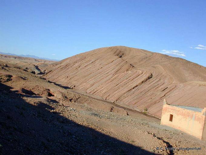 Ait Ben Haddou, formaciones geológicas - Marruecos