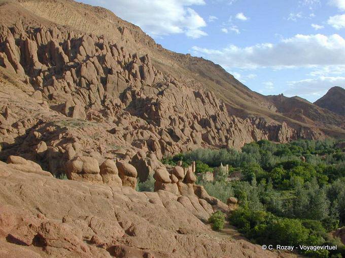 Rocas de Jebel Sagho, Dades - Marruecos