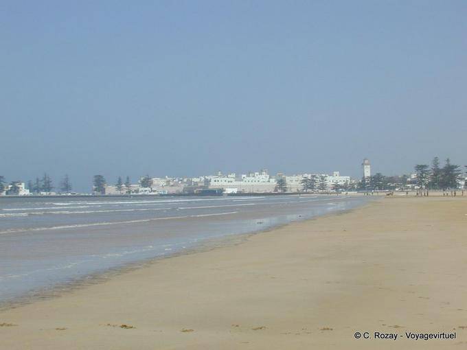 Vista de la playa de Essaouira - Marruecos