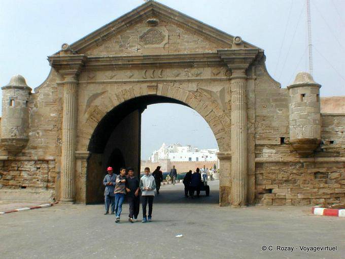 Puerta de la Marina, de Essaouira - Marruecos