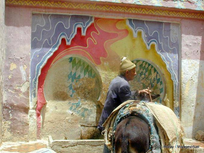 Bebida de la fuente, Meknes - Marruecos