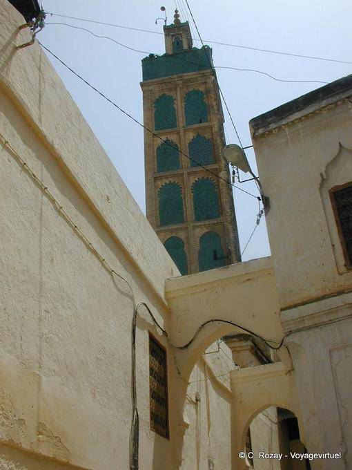 El minarete de la Gran Mezquita, Meknes - Marruecos