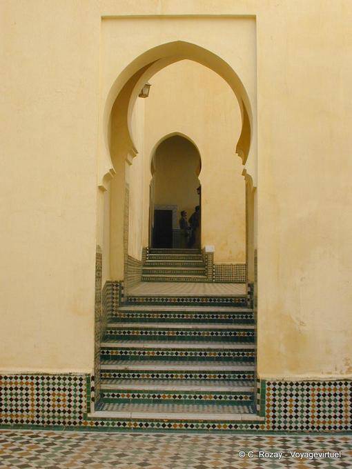 Entrada a la tumba de Moulay Ismail, Meknes - Marruecos
