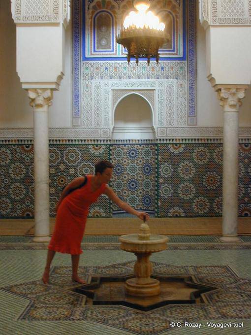 Mausoleo de Moulay Ismail, arquitectura de interiores, Meknes - Marruecos