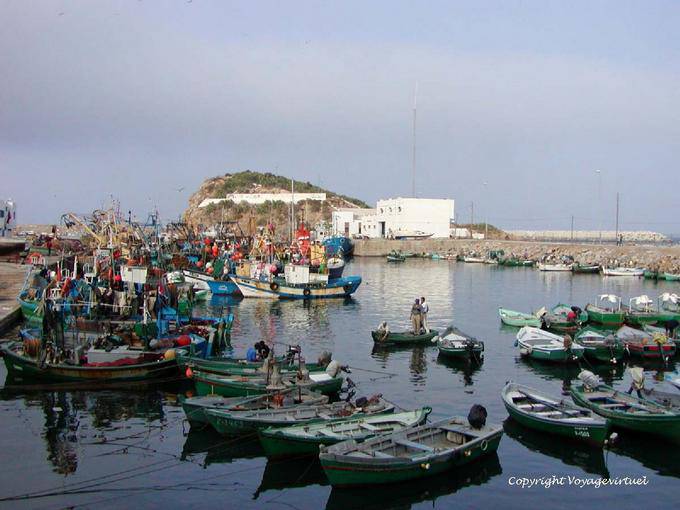 El puerto pesquero de Al Hoceima - Marruecos