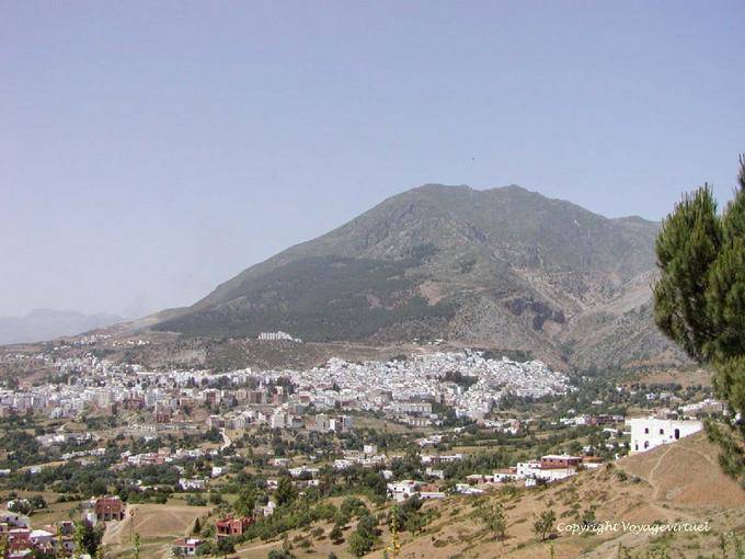 Vista general de Chefchauen las puertas del Rif - Marruecos