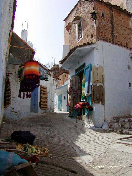 Mini Souk en el distrito Sebbanine, Chefchaouen - Marruecos