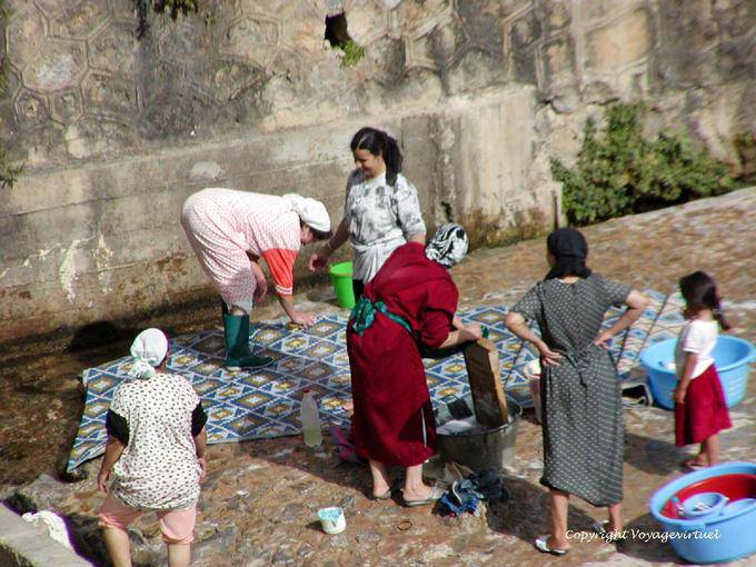 Lavanderas Ras El Ma, Chefchaouen - Marruecos