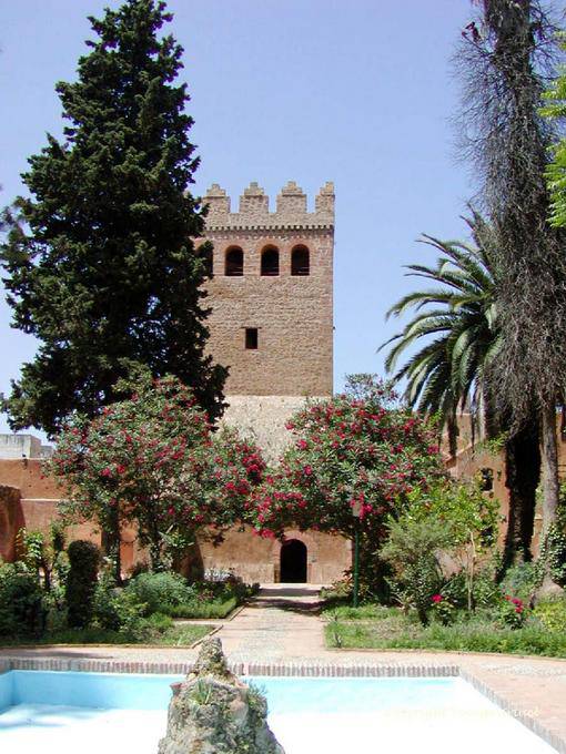 Gran patio Kasbah de Chefchaouen - Marruecos
