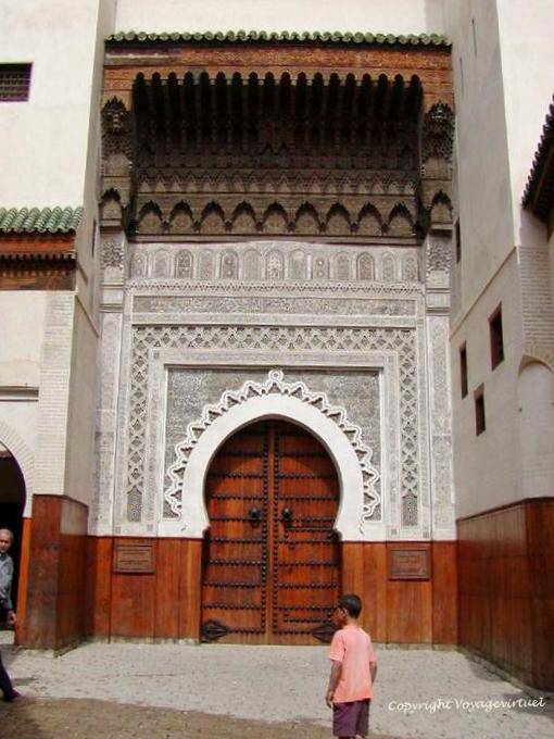 Fondouk Puerta Nejjarine (XVII), se convirtió en Museo de la Madera, Fez - Marruecos