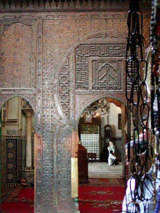 Tallado tabique de madera, no se almacena ninguna, Fez - Marruecos