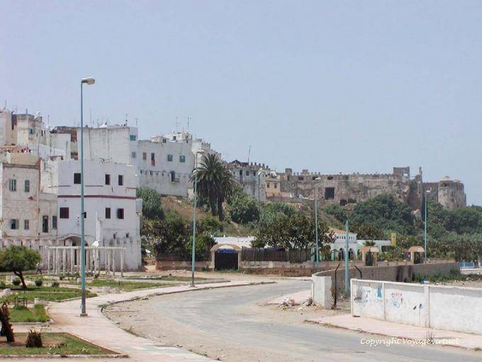 Vista del castillo de la cigüeña, Larache - Marruecos