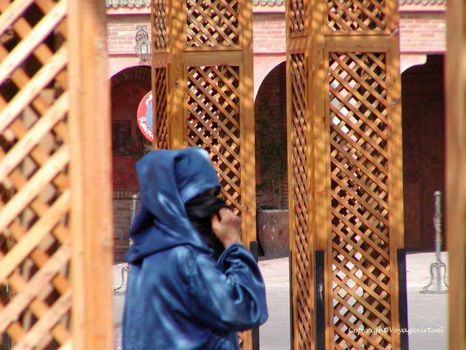 Navegación hacia el jardín Sidi El Kamel Hmed, Marrakech - Marruecos