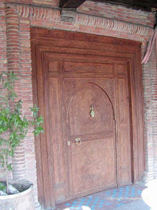 Puerta de cedro, Marrakech - Marruecos