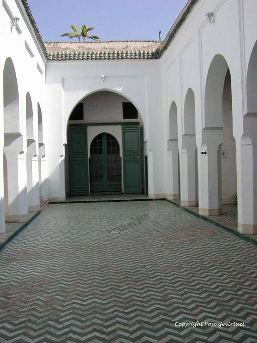 Pequeño patio, Bahia Palace, Marrakech - Marruecos