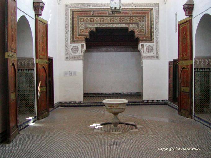 El apartamento privado de la noble esposa Lalla Zineb, Bahia Palace, Marrakech - Marruecos