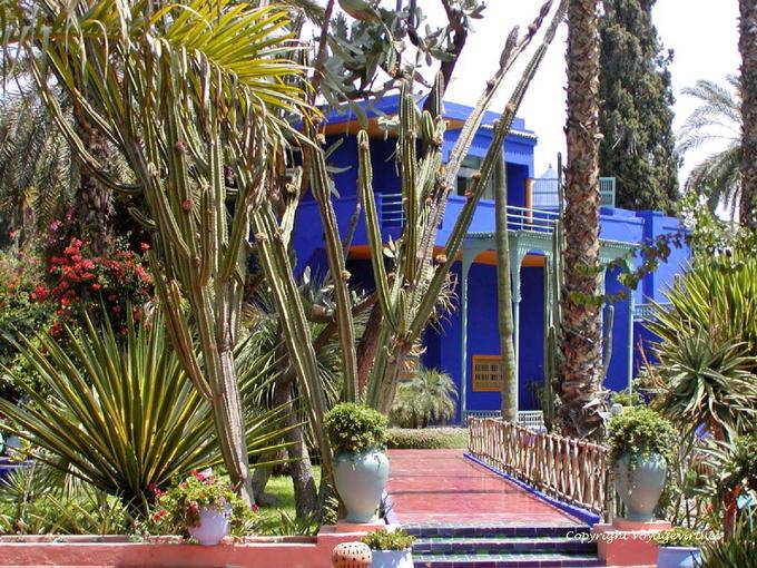 Museo Azul, antiguo taller de Jacques Majorelle, Marrakech - Marruecos