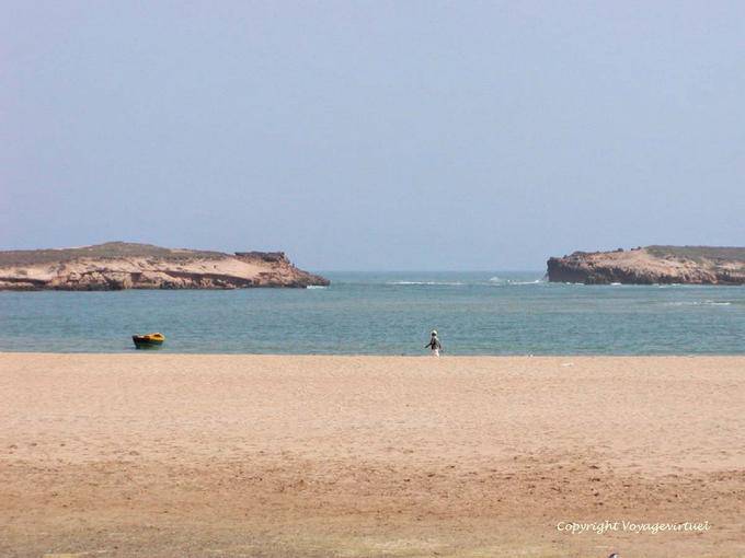 El pase, en el océano abierto, Oualidia - Marruecos
