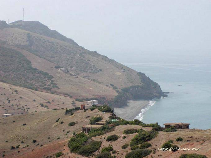 La costa de Aouchtame Bni Said por ir a Tetuán - Marruecos