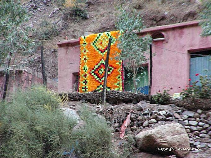 Contraste Alfombra, Valle de Ourika - Marruecos