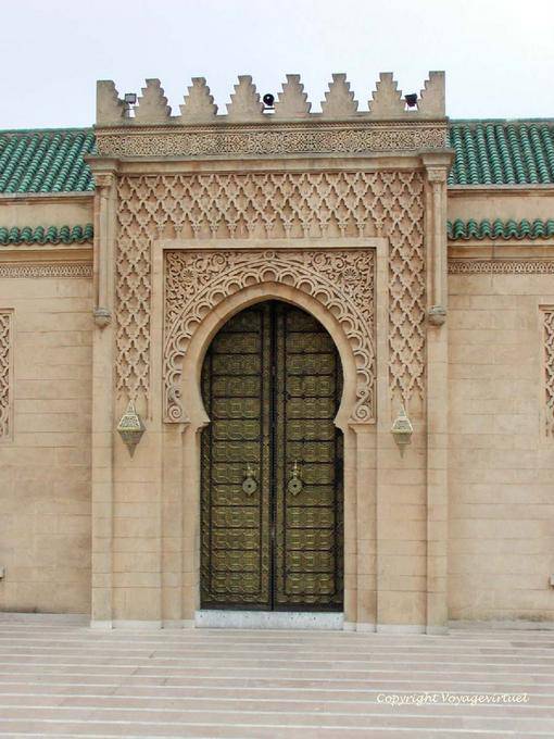 Una de las puertas del mausoleo Mohammed V, Rabat - Marruecos
