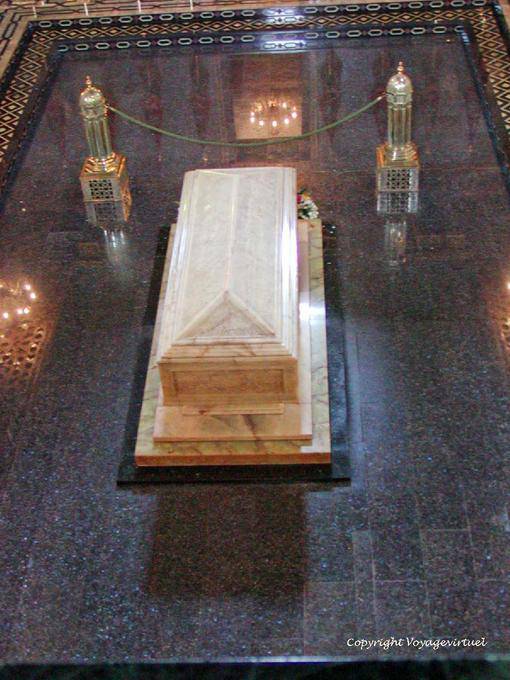 El sarcófago real ónix de Pakistán tumba del rey Mohammed V, Rabat - Marruecos