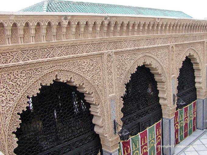 Finesse arhitecturale fuera de la mezquita, el mausoleo de Mohammed V, Rabat - Marruecos