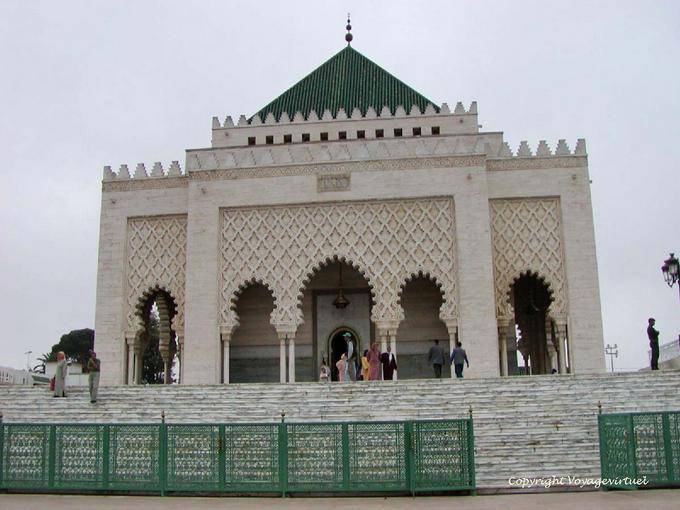Fachada de la Tumba del Rey Mohammed V, Rabat - Marruecos