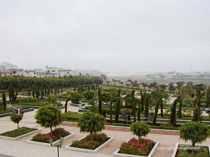 Rabat, el jardín alrededor del mausoleo Mohammed V - Marruecos