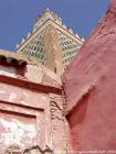 La mezquita Mouassine, visto desde otro ángulo, Marrakech, Marruecos.