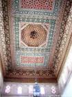 Palacio de la Bahía, un techo, una obra maestra de la arquitectura marroquí, Marrakech, Marruecos.