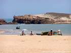 En la playa, El Oualidia, Marruecos.