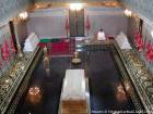 La cámara funeraria del sultán Mohammed Ben Youssef, Mausoleo de Mohammed V, Rabat, Marruecos.