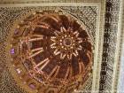 Cúpula de cedro Atlas hoja de oro y caoba pintada, Mausoleo de Mohamed V, Rabat, Marruecos.