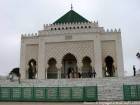 Fachada de la Tumba del Rey Mohammed V, Rabat, Marruecos.